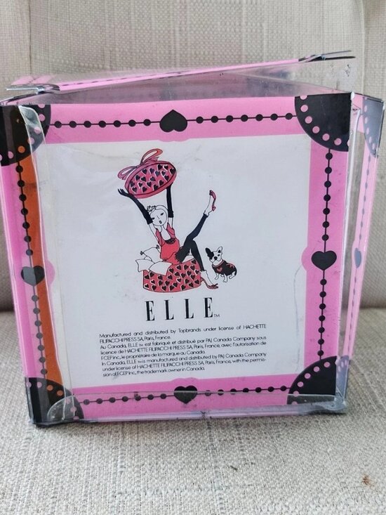 Elle Girl Wristwatch Black/White Stripe Strap Analog Quartz Watch in box main image 6